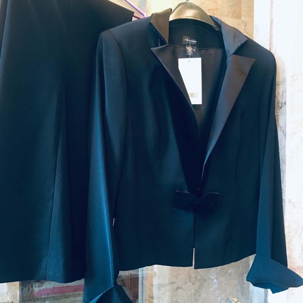Juliana Collezione black pantsuit
